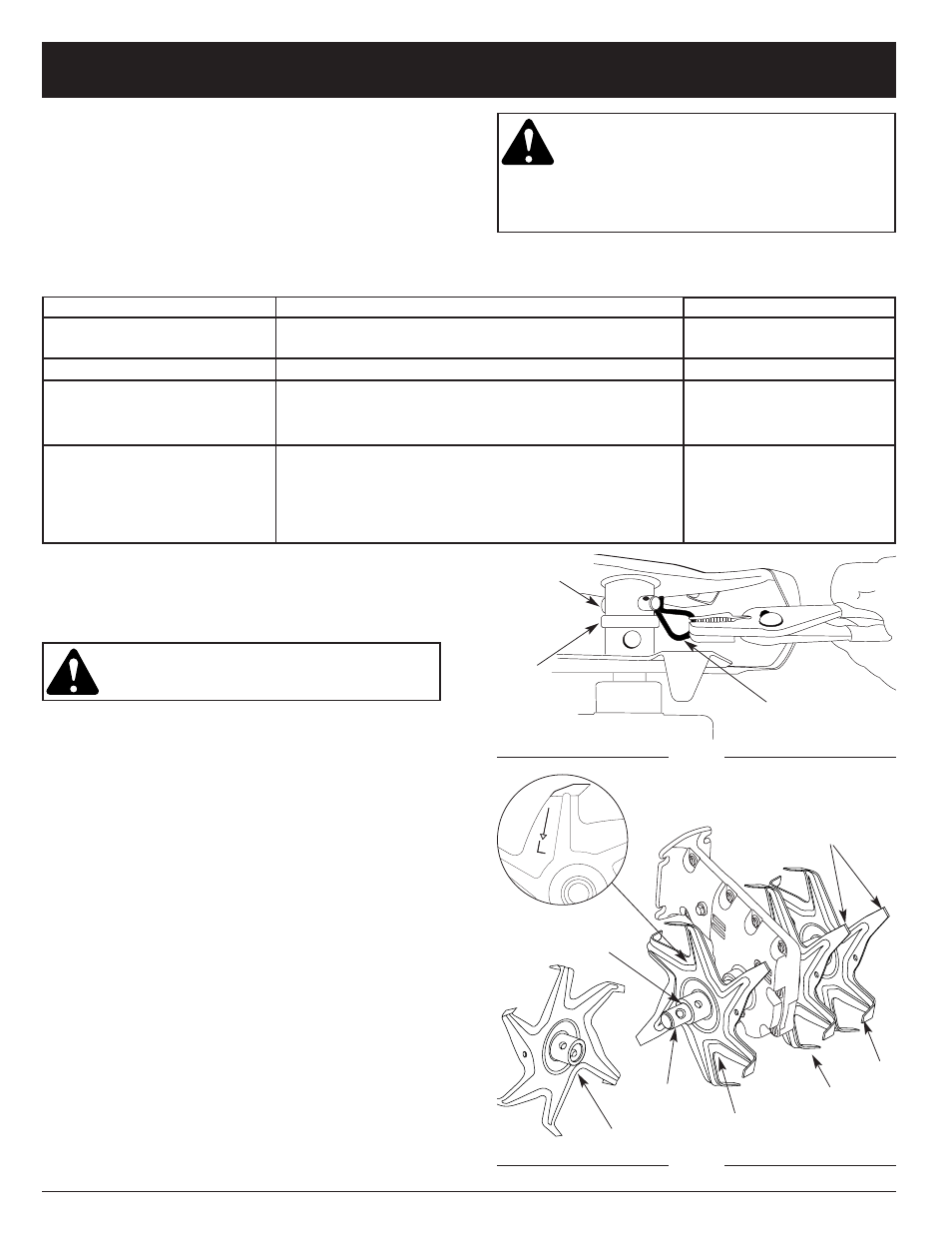 Instrucciones de mantenimiento y reparacion, Rl l | Ryobi 510r User Manual | Page 61 / 72