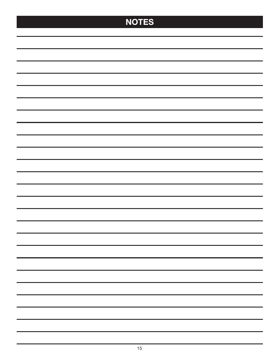 Ryobi P300 User Manual | Page 15 / 16