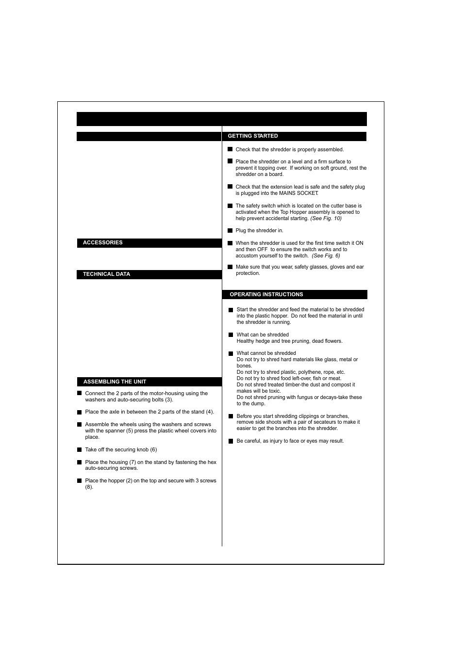 English | Ryobi ESR2400A User Manual | Page 7 / 9