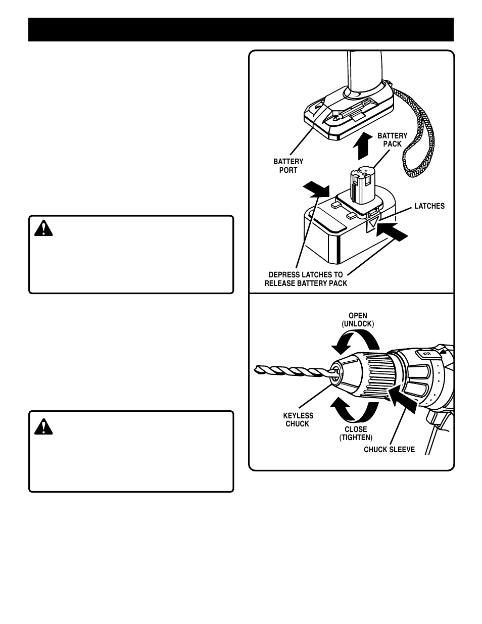 Operation, Caution, Warning | Ryobi R10511 User Manual | Page 10 / 14