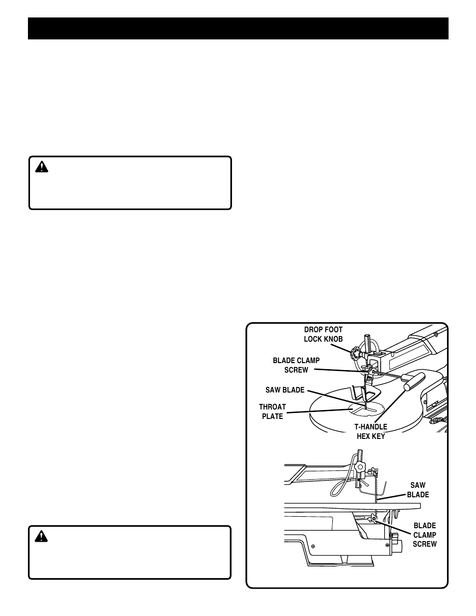 Adjustments, Warning | Ryobi SC163VS User Manual | Page 13 / 20