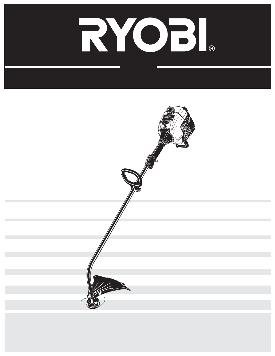 Ryobi 704r User Manual | 72 pages