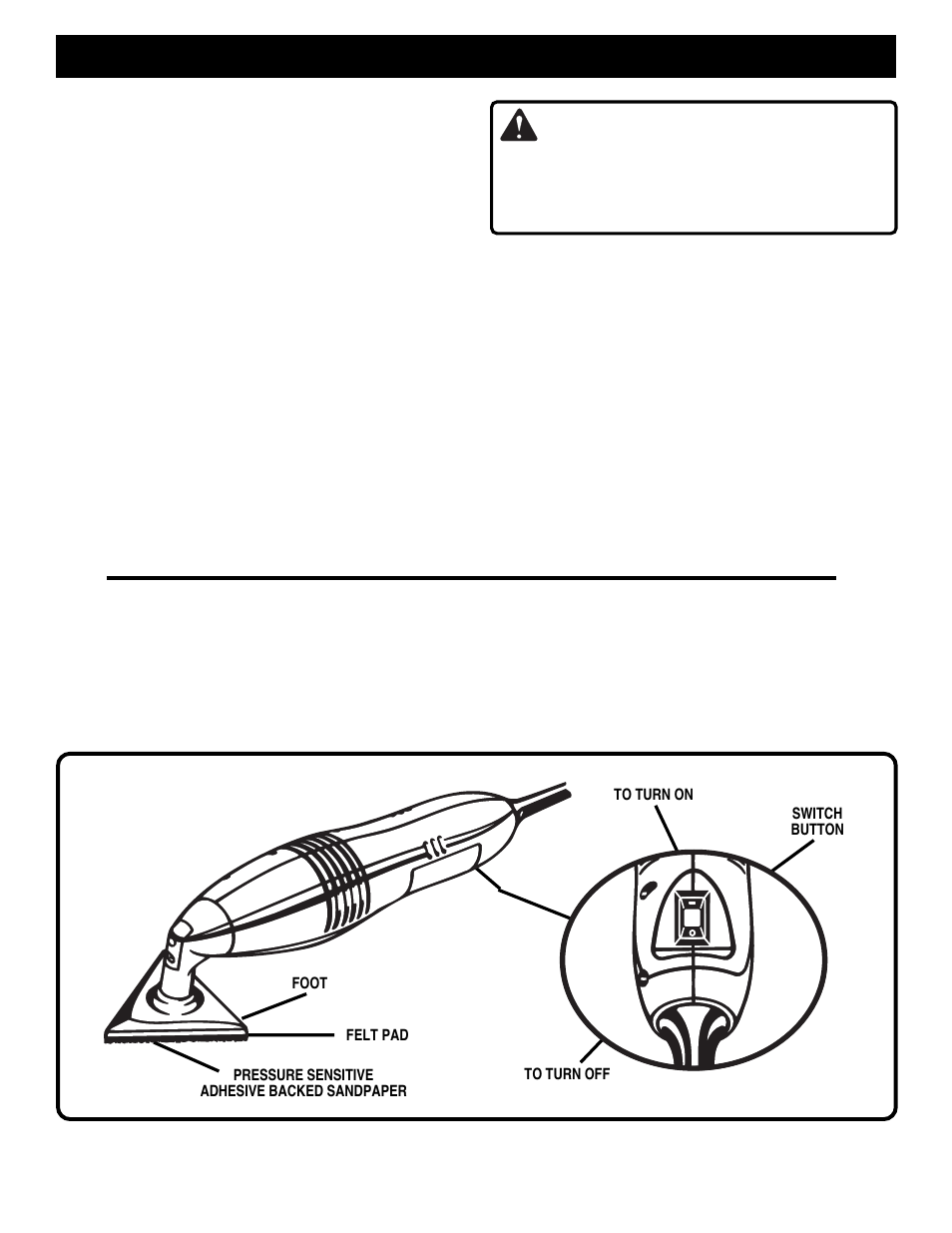 Features, Warning | Ryobi DS11008 User Manual | Page 5 / 12