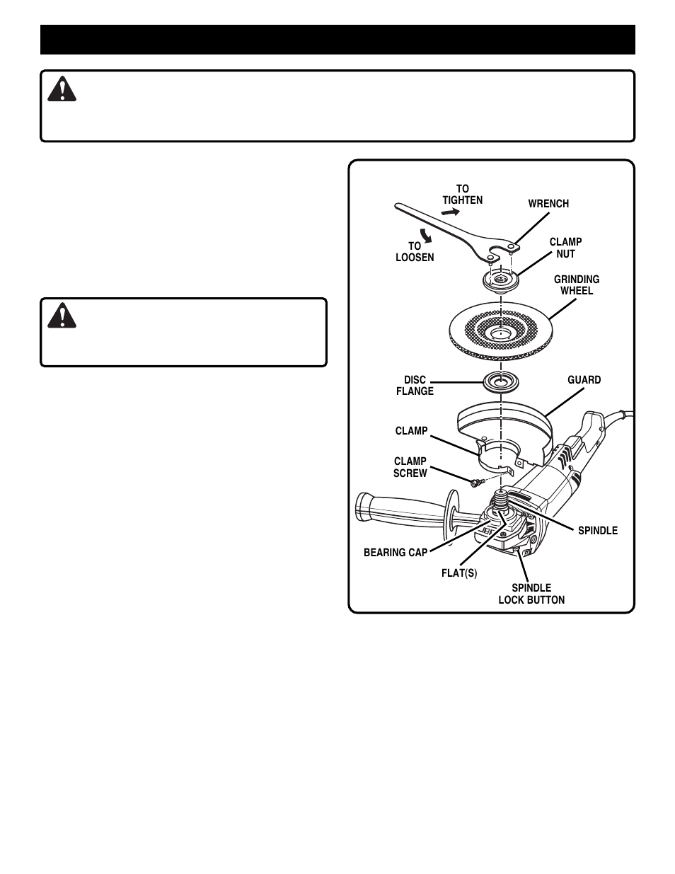 Warning, Maintenance | Ryobi SGL1150 User Manual | Page 11 / 13