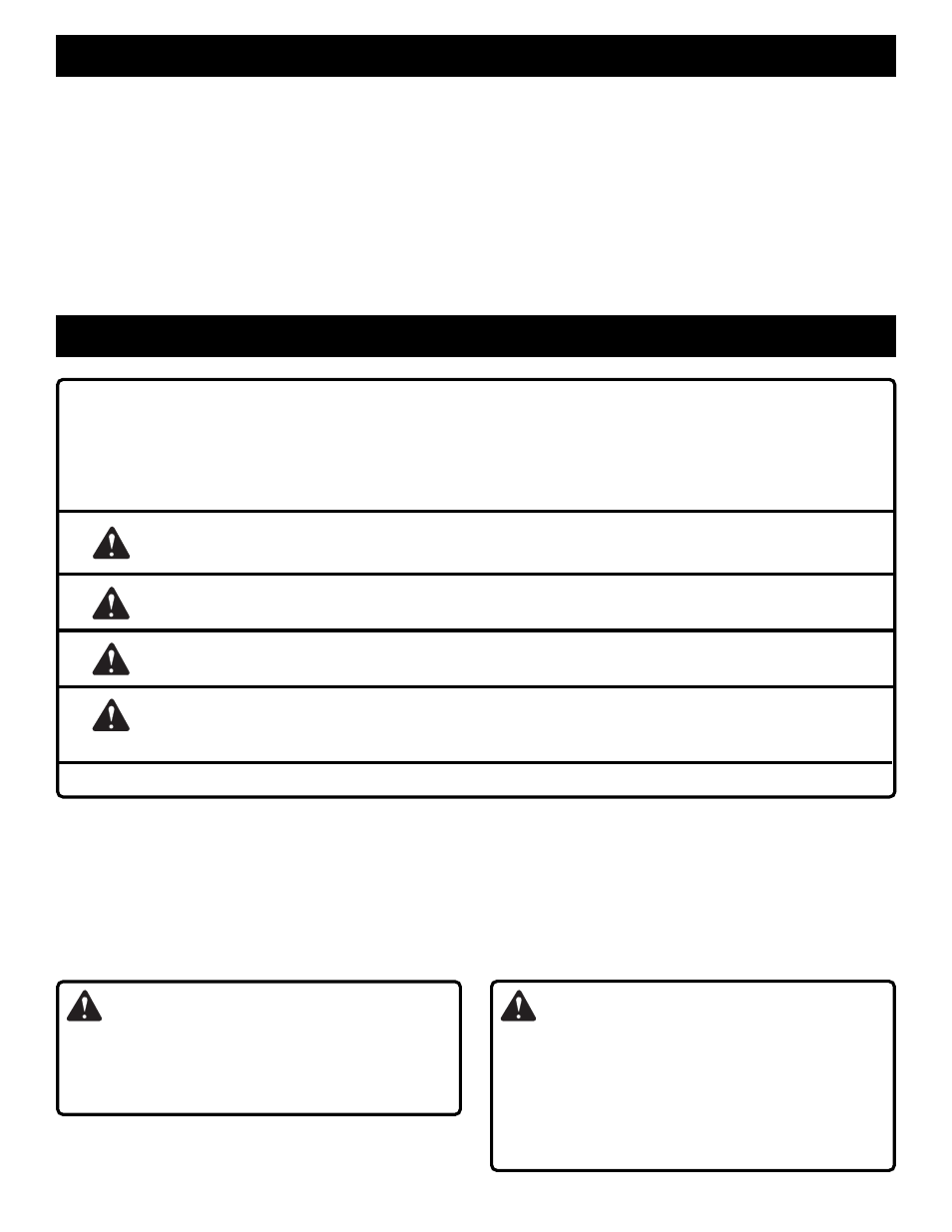 Table of contents rules for safe operation, Warning | Ryobi RS280 User Manual | Page 2 / 14