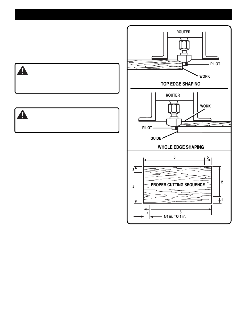 Operation, Warning | Ryobi RE170VS User Manual | Page 14 / 23