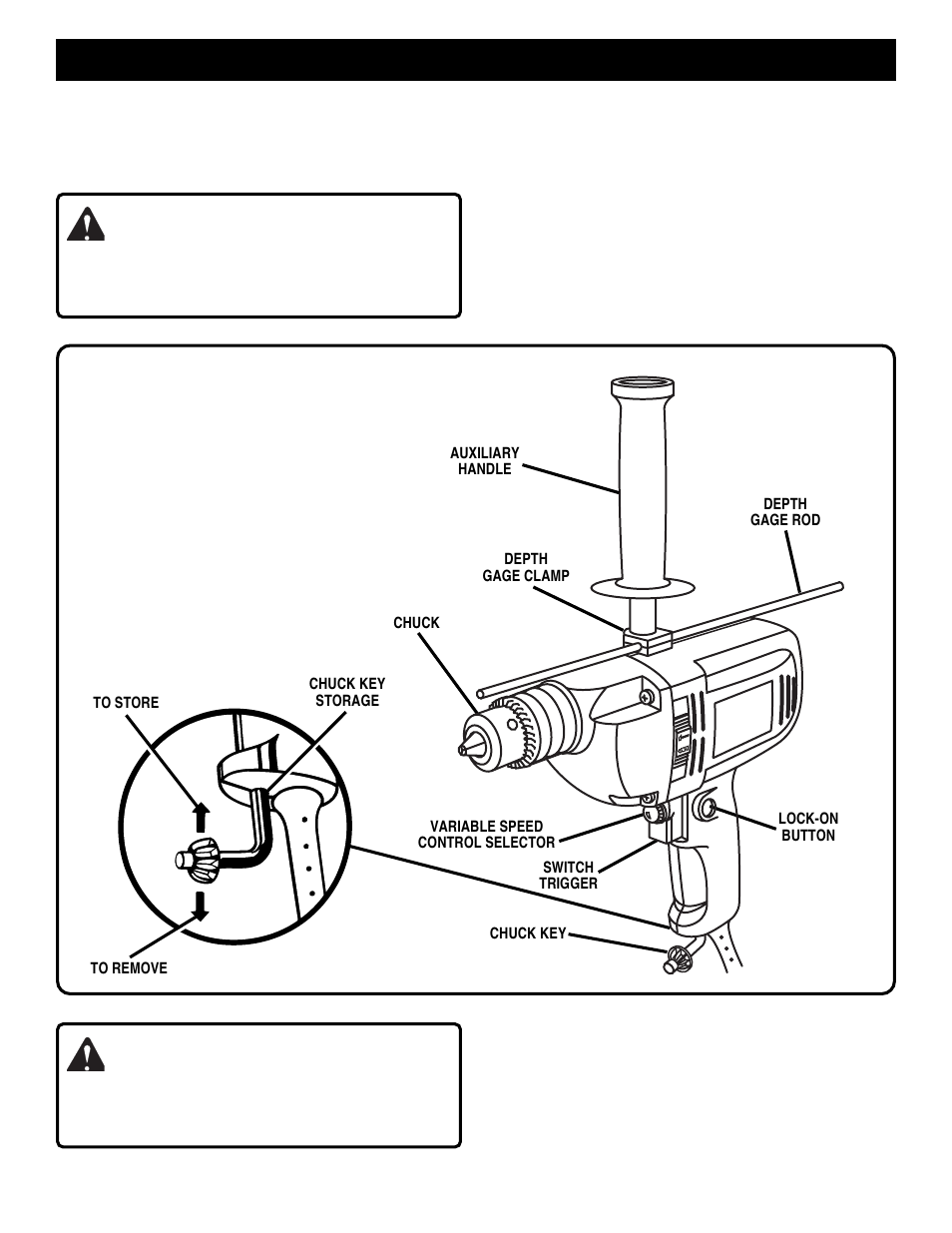 Operation, Warning | Ryobi HD500 User Manual | Page 5 / 14