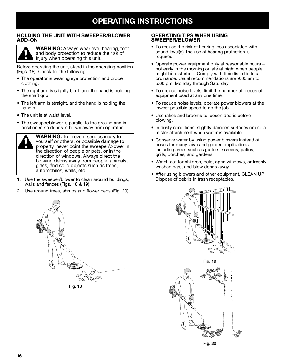 Operating instructions | Ryobi 770rEB User Manual | Page 16 / 28