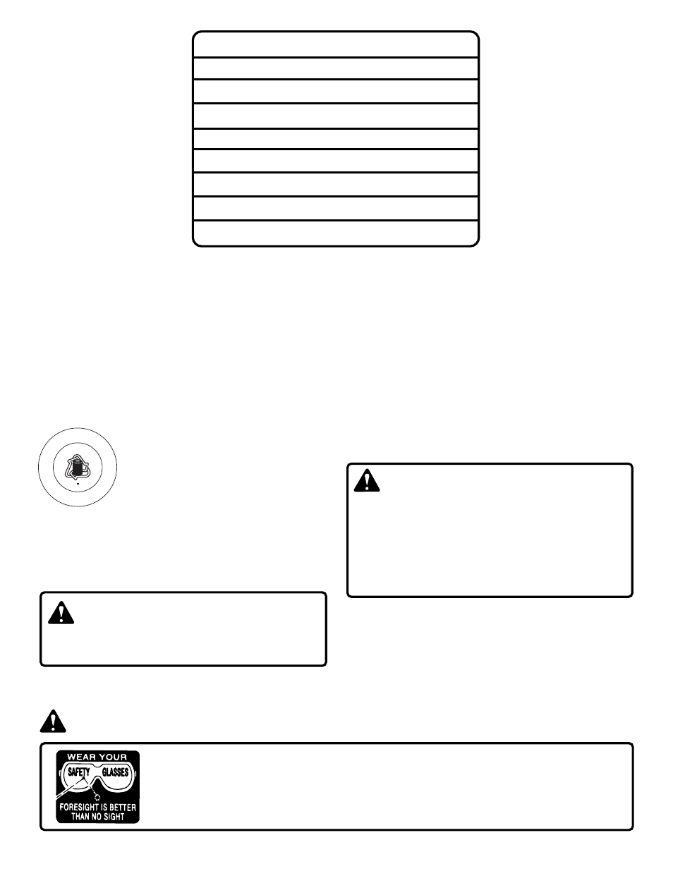 Warning | Ryobi HP1201M User Manual | Page 6 / 14