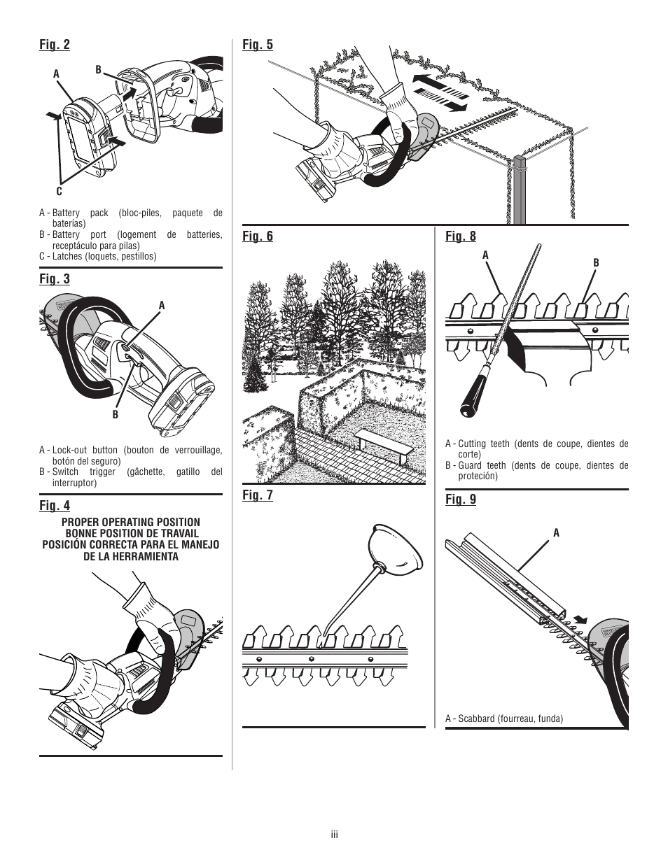 Ryobi P2605 User Manual | Page 3 / 34