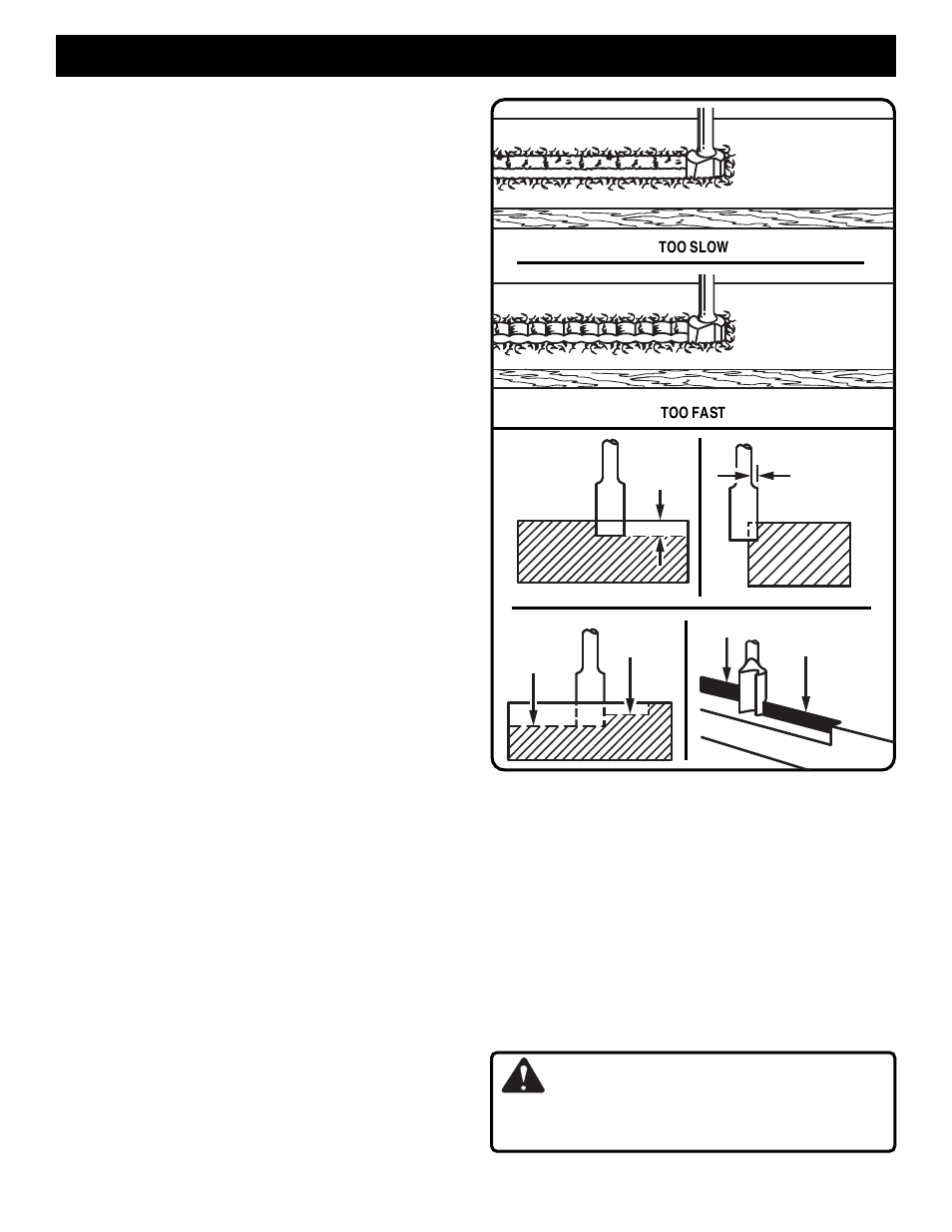 Operation, Warning | Ryobi TR31-1 User Manual | Page 10 / 16