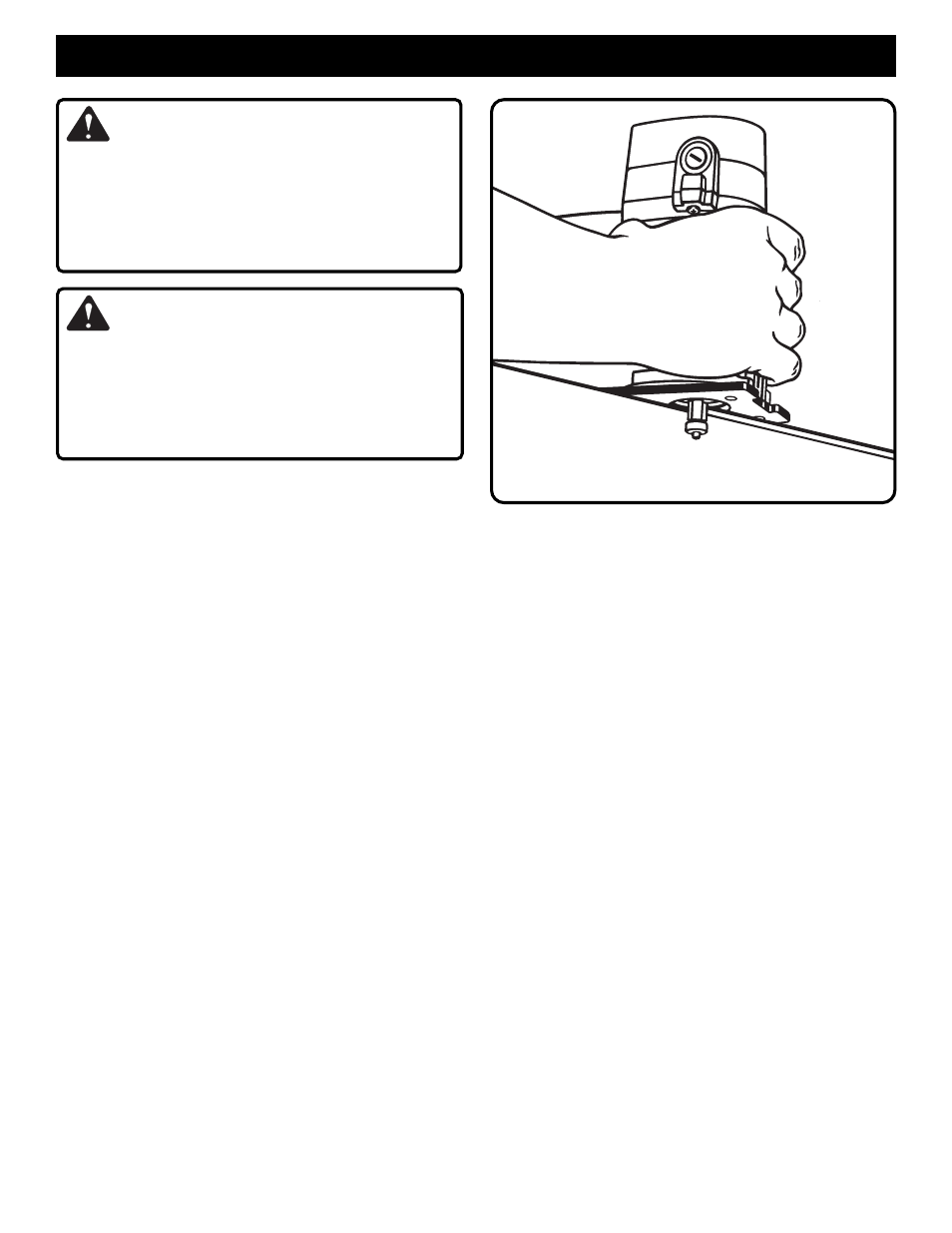 Operation warning, Warning | Ryobi TR31-1 User Manual | Page 9 / 16