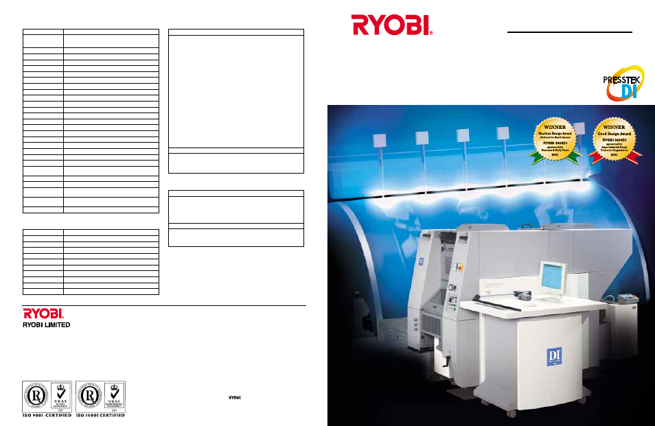 Ryobi 3404DI User Manual | 7 pages