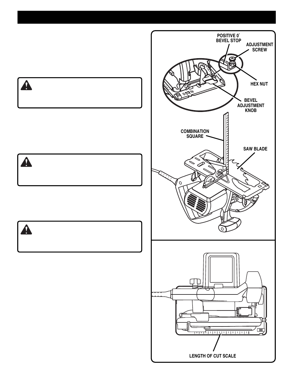 Operation, Warning | Ryobi CSB130JS User Manual | Page 14 / 22
