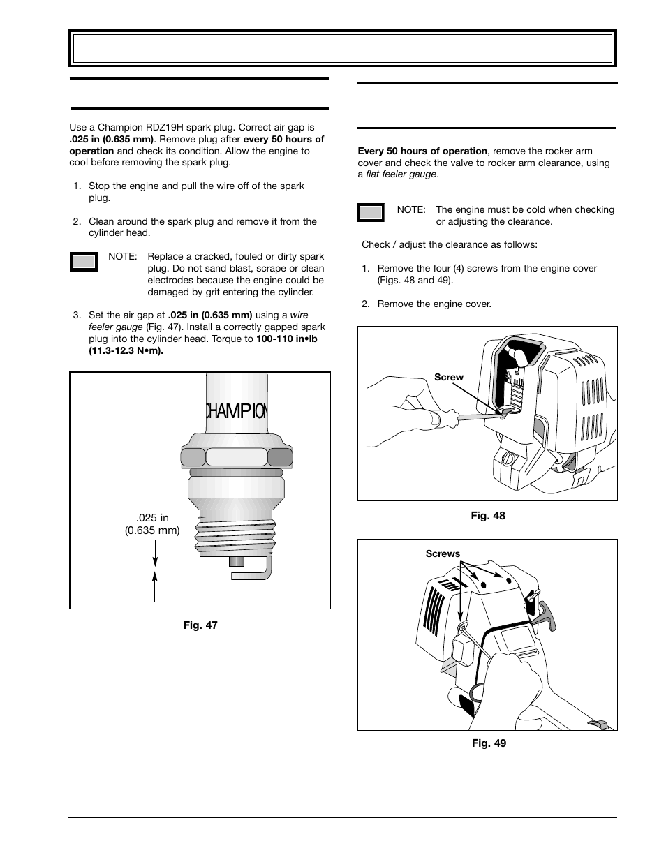 Maintenance and repair instructions (continued) | Ryobi 990r User Manual | Page 23 / 28