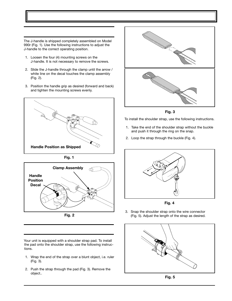 Assembly instructions | Ryobi 990r User Manual | Page 7 / 28