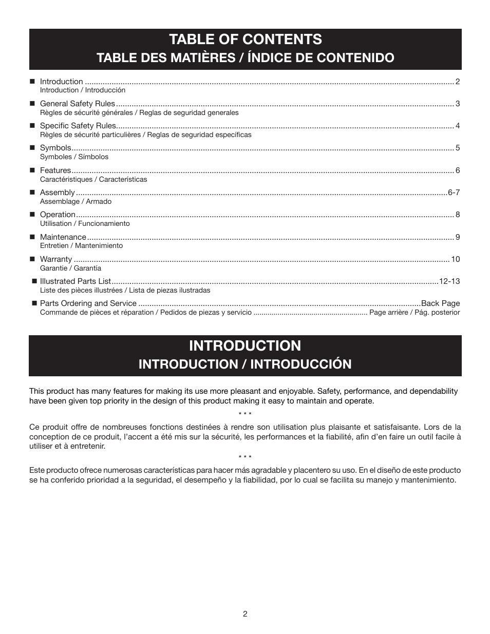 Ryobi RY15550 User Manual | Page 4 / 34