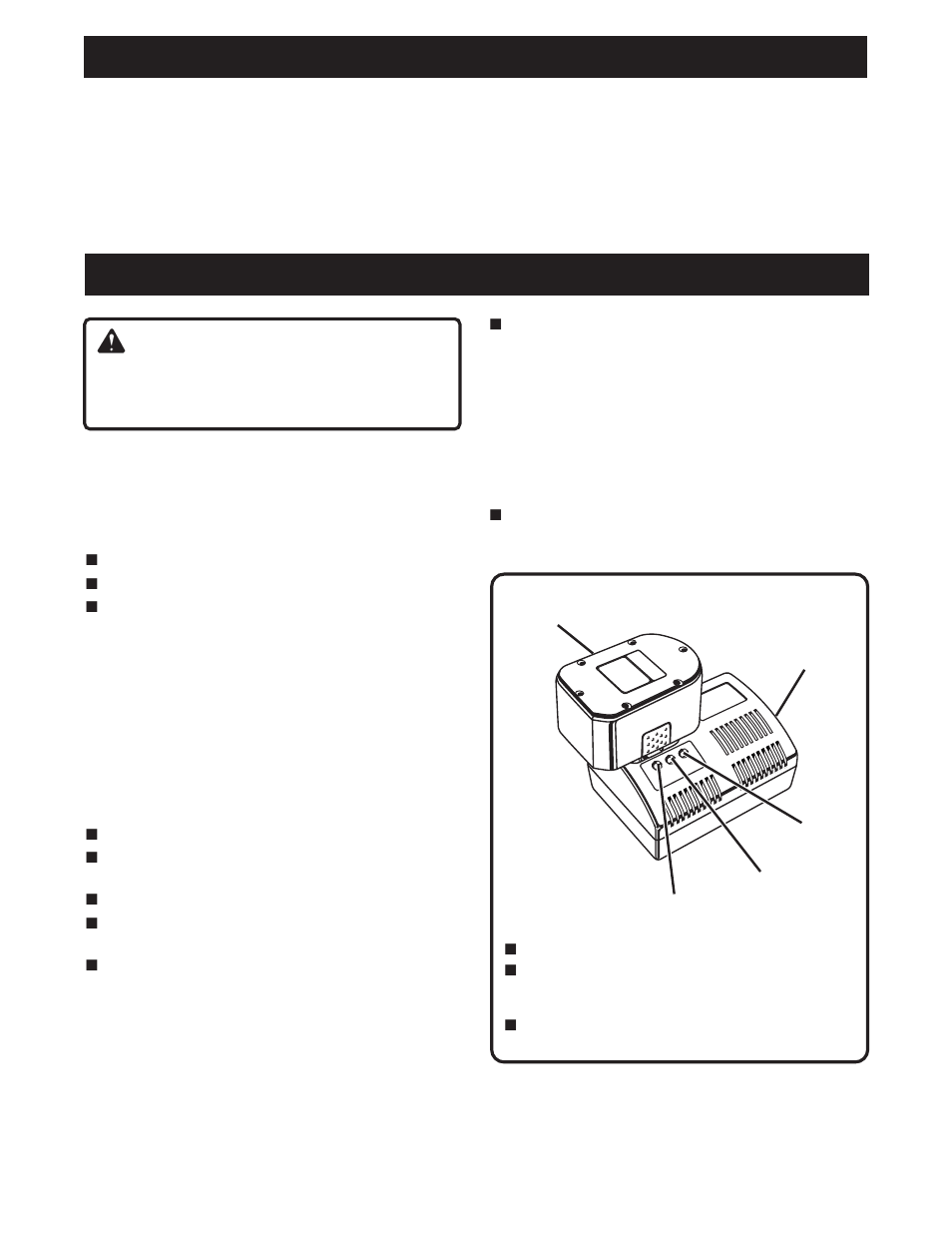 Features, Operation, Warning | Ryobi VC180 User Manual | Page 7 / 12