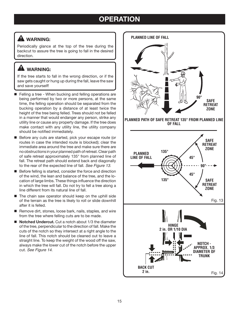 Operation | Ryobi P540 User Manual | Page 15 / 28