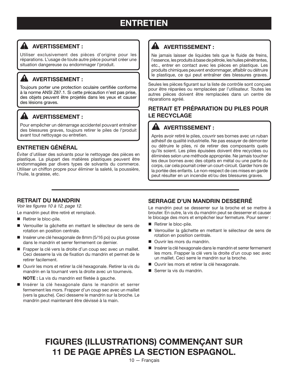 Ryobi P202 User Manual | Page 19 / 32