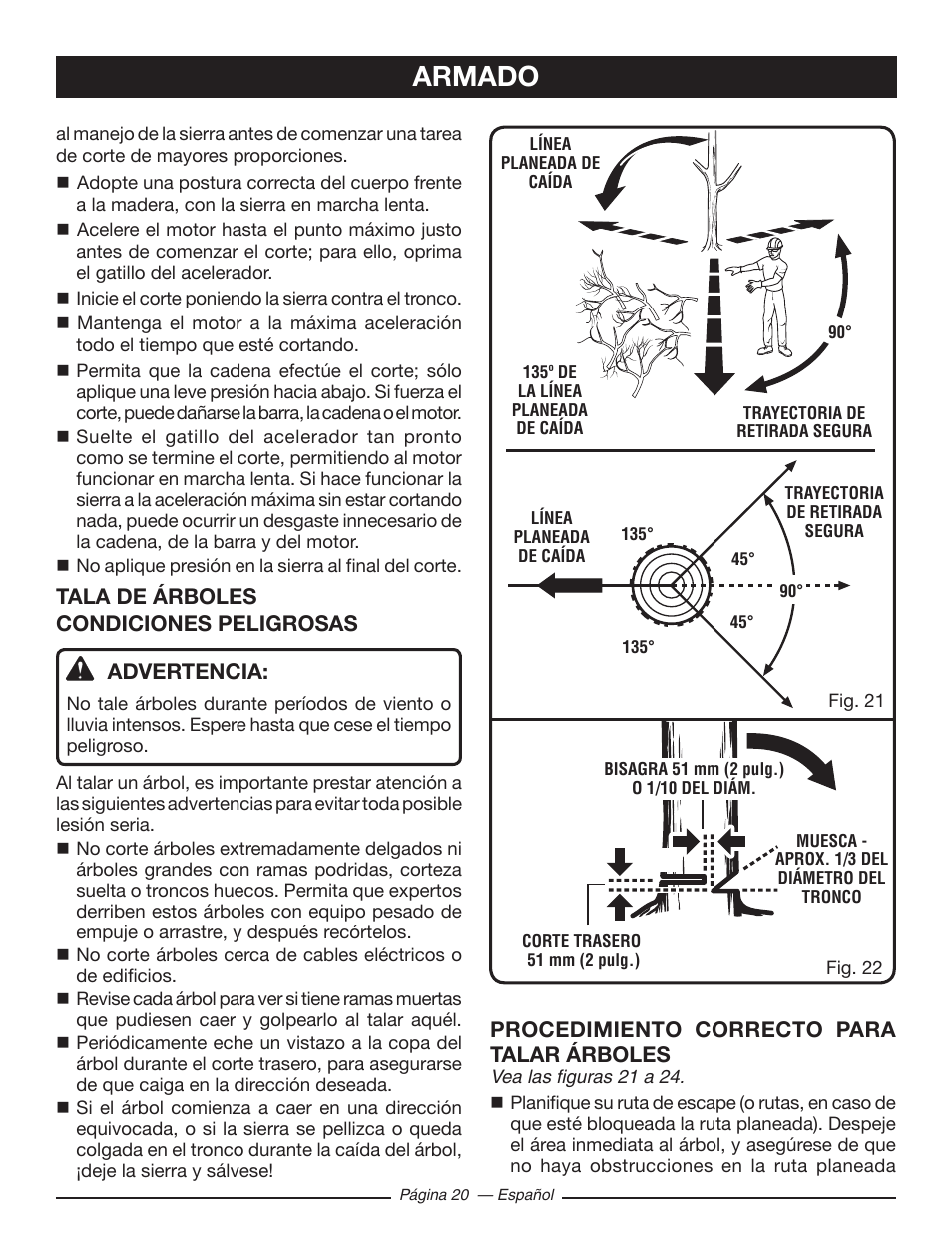 Armado | Ryobi RY10518 User Manual | Page 96 / 118