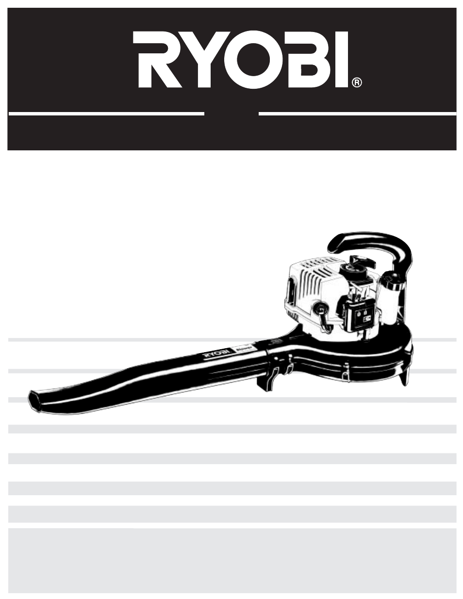 Manual del operador, 290r, Soplador de 2 ciclos | Ryobi 290r 2 User Manual | Page 37 / 56