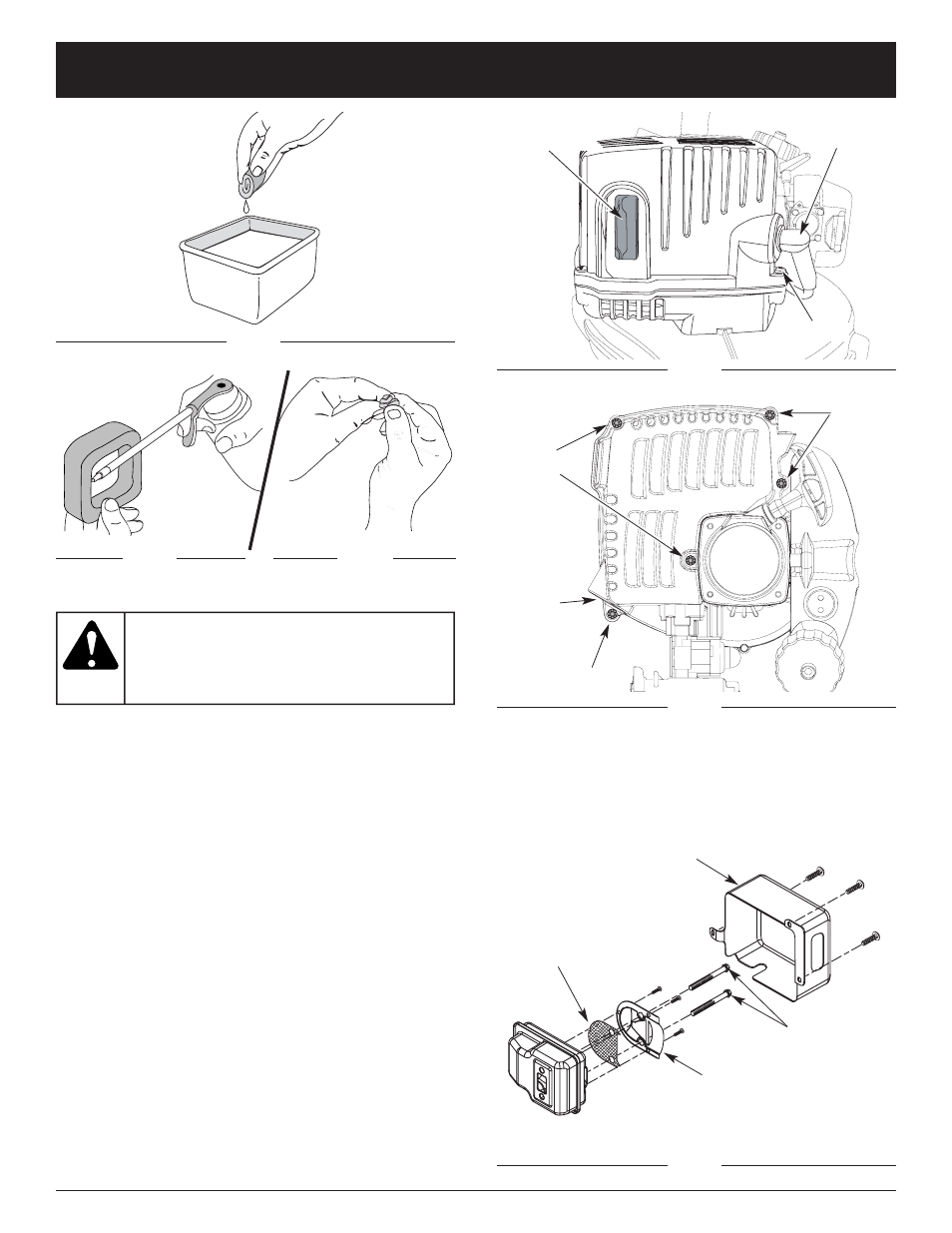 Advertencia, Instrucciones de mantenimiento y reparación | Ryobi 290r 2 User Manual | Page 48 / 56