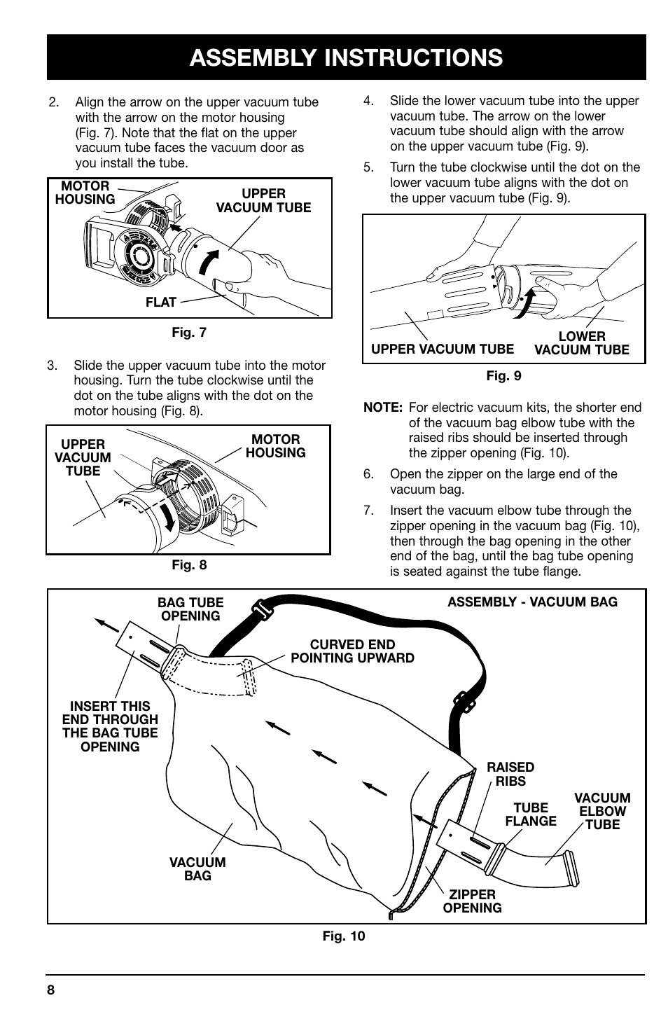 Assembly instructions | Ryobi 180r User Manual | Page 8 / 14