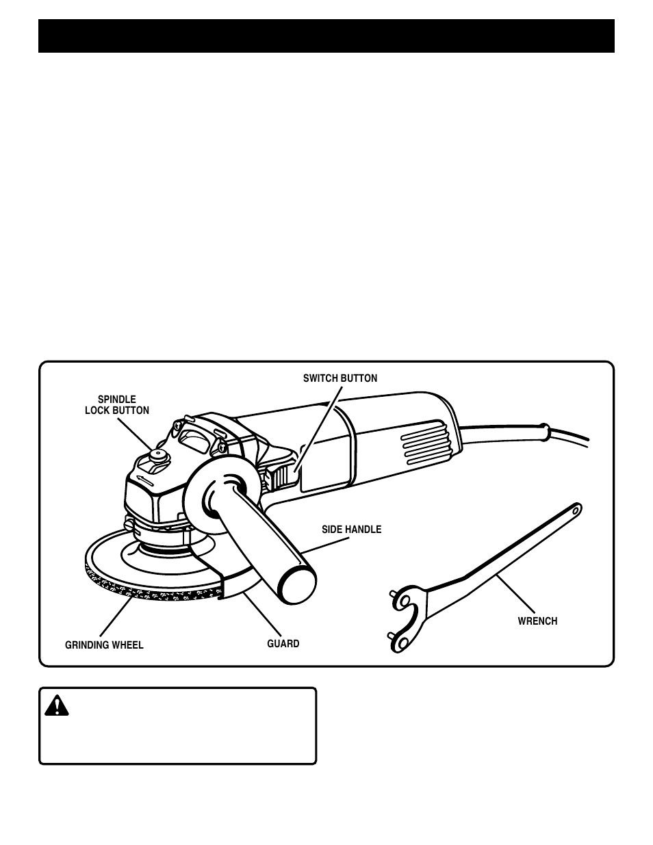 Features, Warning | Ryobi AG400 User Manual | Page 8 / 14