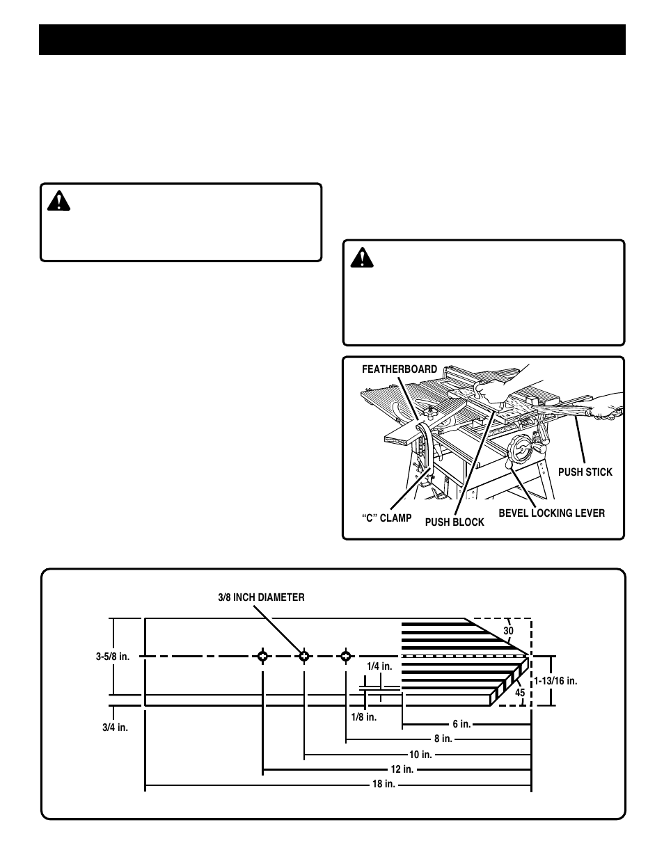 Operation, Warning | Ryobi BT3100-1 User Manual | Page 23 / 52