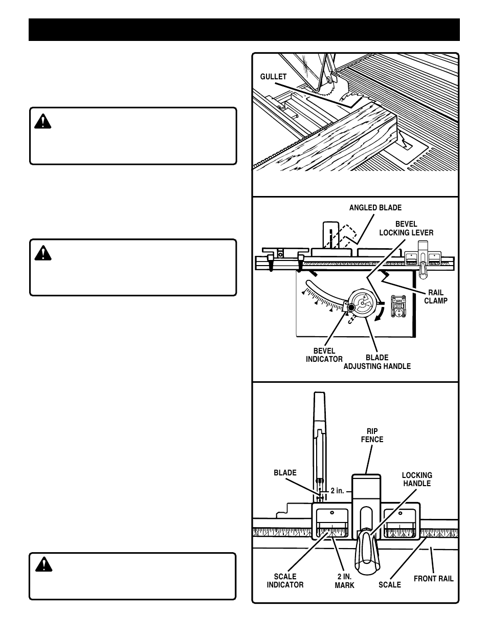 Operation, Warning | Ryobi BT3100-1 User Manual | Page 26 / 52