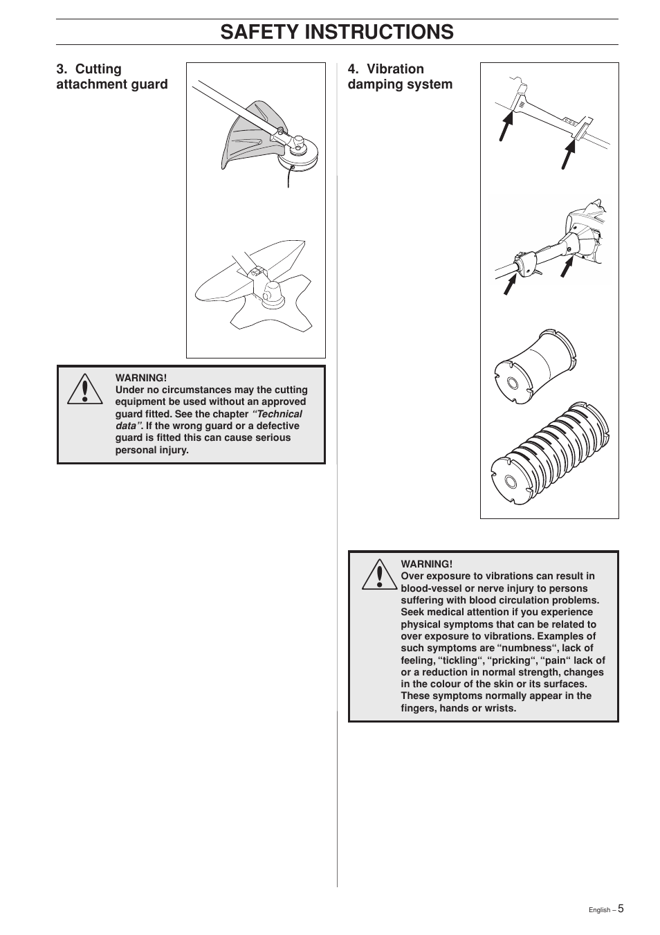Safety instructions | Ryobi 240RJ User Manual | Page 5 / 37