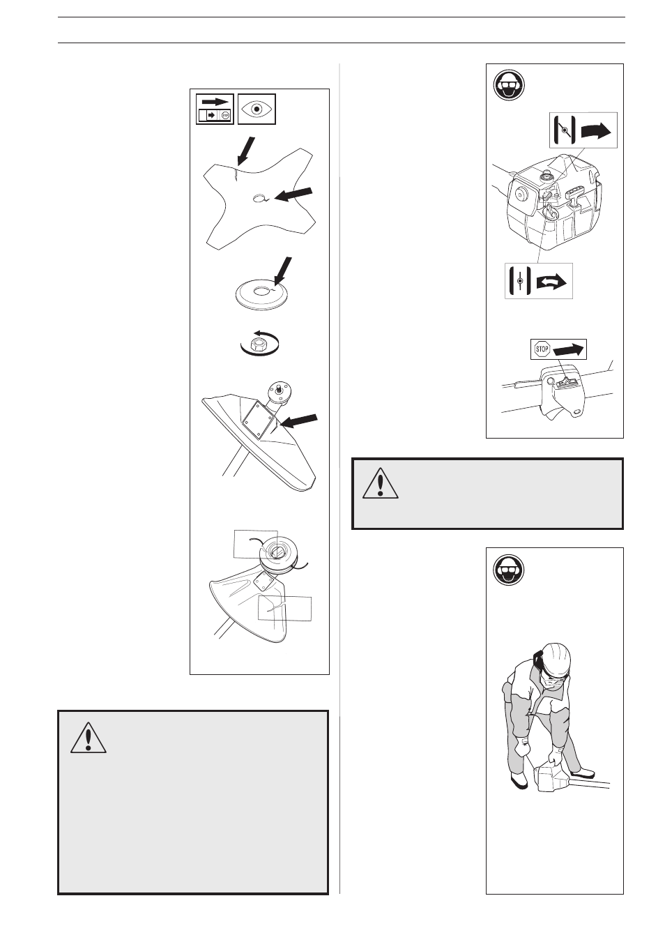 Start and stop | Ryobi 227RJ User Manual | Page 17 / 37