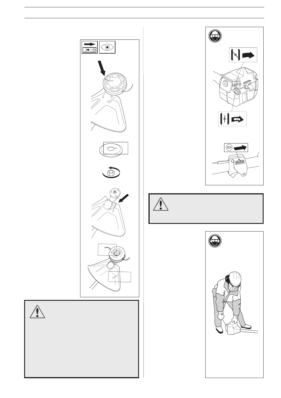 Start and stop | Ryobi 227 L User Manual | Page 15 / 33