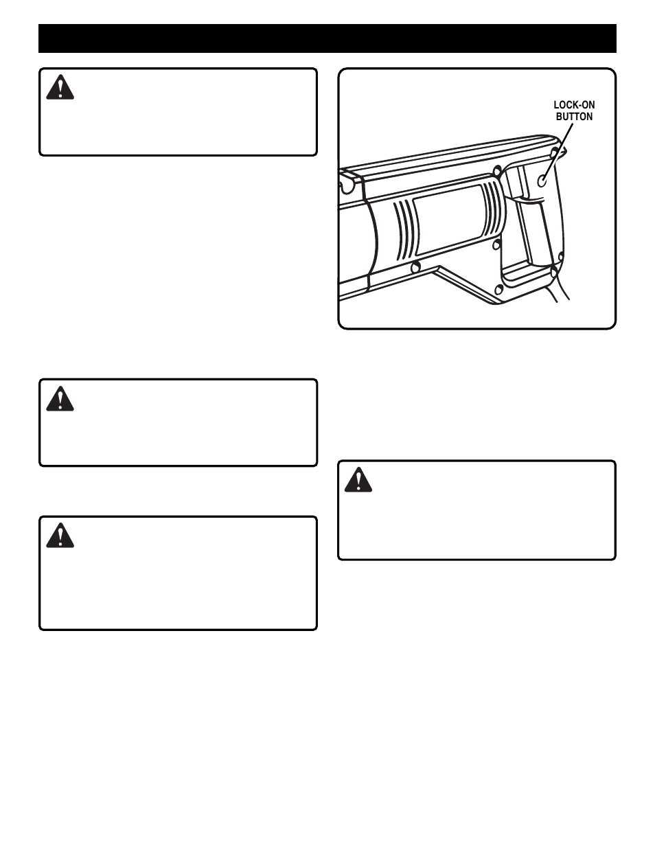 Warning, Operation | Ryobi RJ150V-02 User Manual | Page 6 / 14