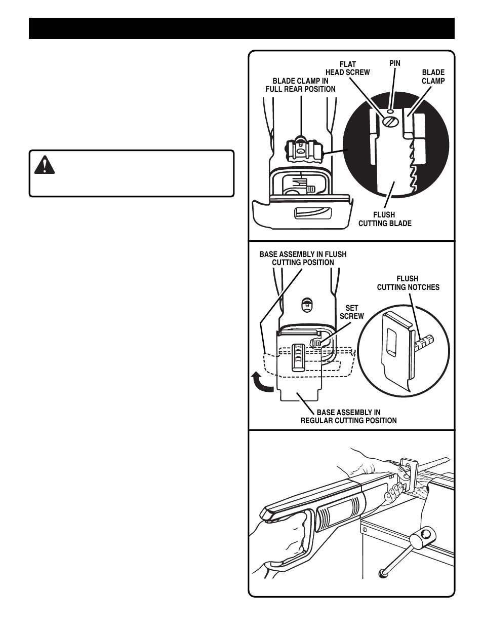 Warning, Operation | Ryobi RJ150V-02 User Manual | Page 8 / 14
