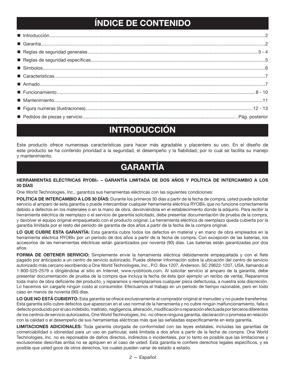 Ryobi CD100 User Manual | Page 23 / 36