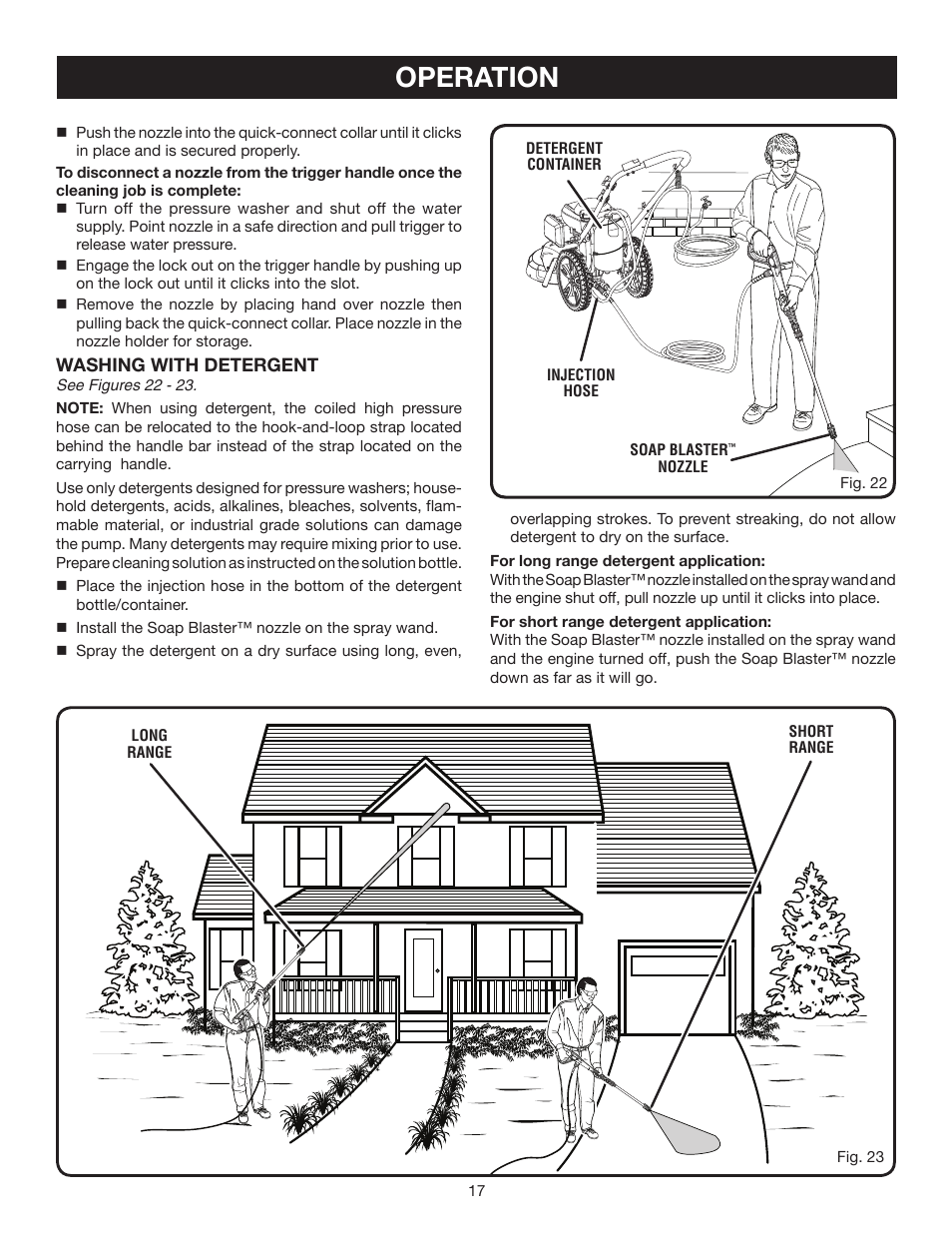 Operation | Ryobi RPW2500WB User Manual | Page 17 / 25