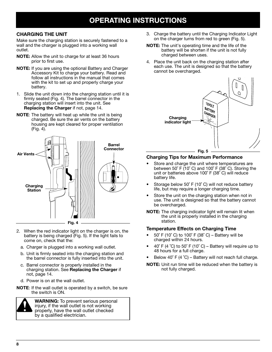 Operating instructions | Ryobi 155r User Manual | Page 8 / 16