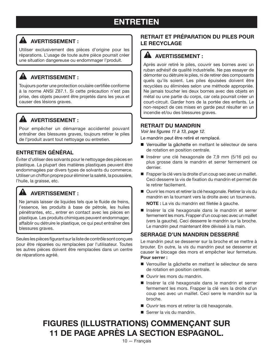 Ryobi P204 User Manual | Page 19 / 32