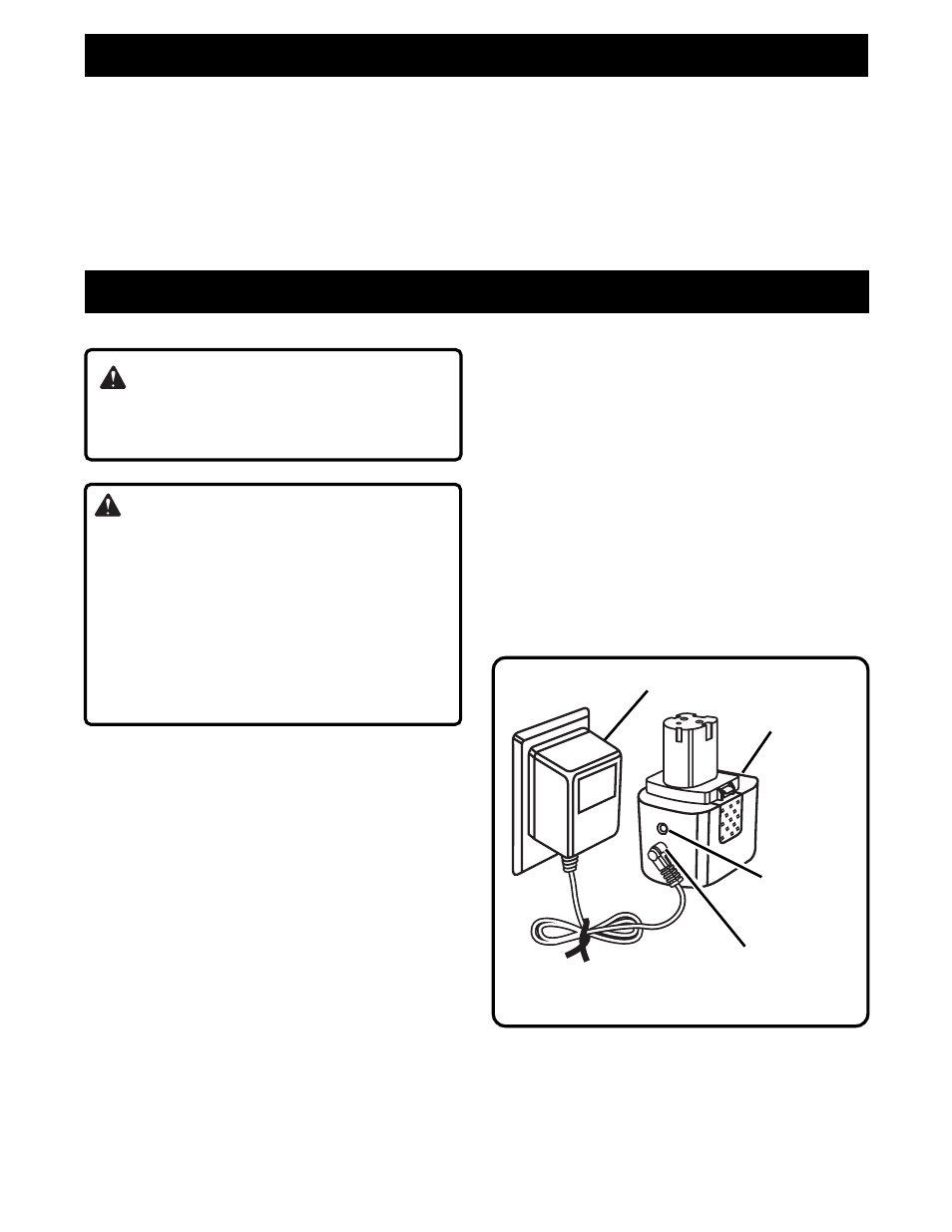 Features, Operation, Warning | Caution | Ryobi VC722 User Manual | Page 7 / 14