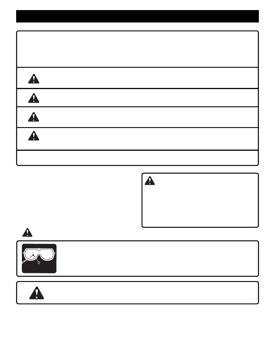 Rules for safe operation, Warning | Ryobi C2600 User Manual | Page 3 / 19