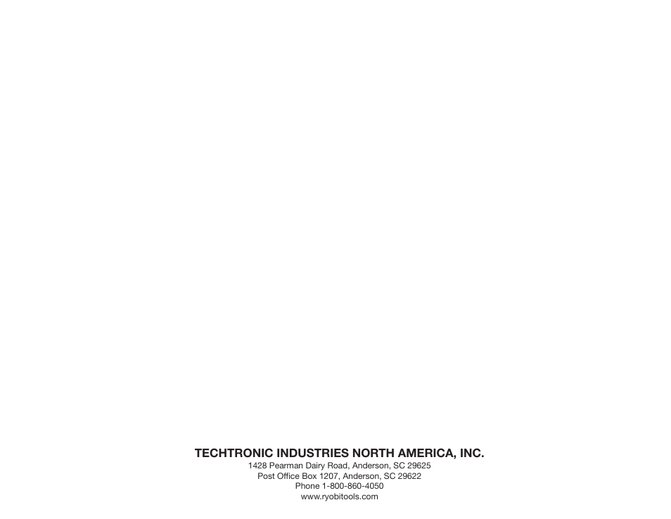 Ryobi RY52004A User Manual | Page 16 / 16