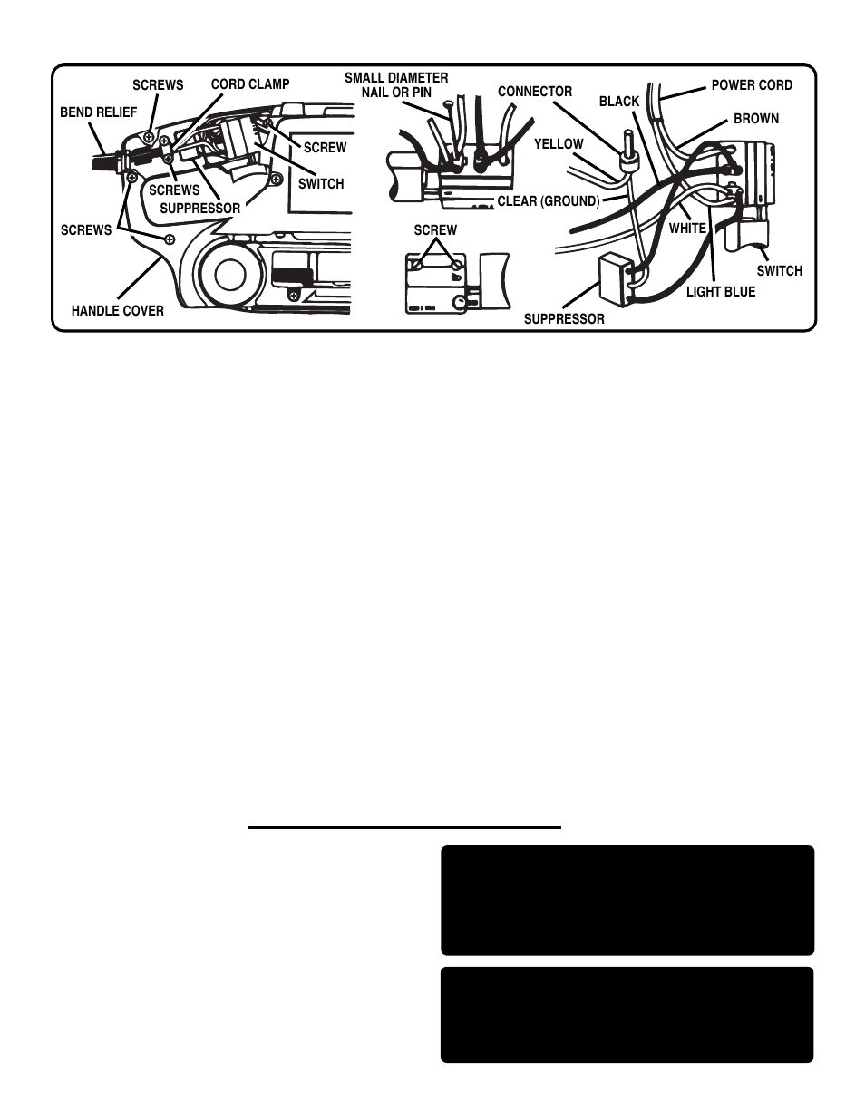 Maintenance | Ryobi B850 User Manual | Page 9 / 12