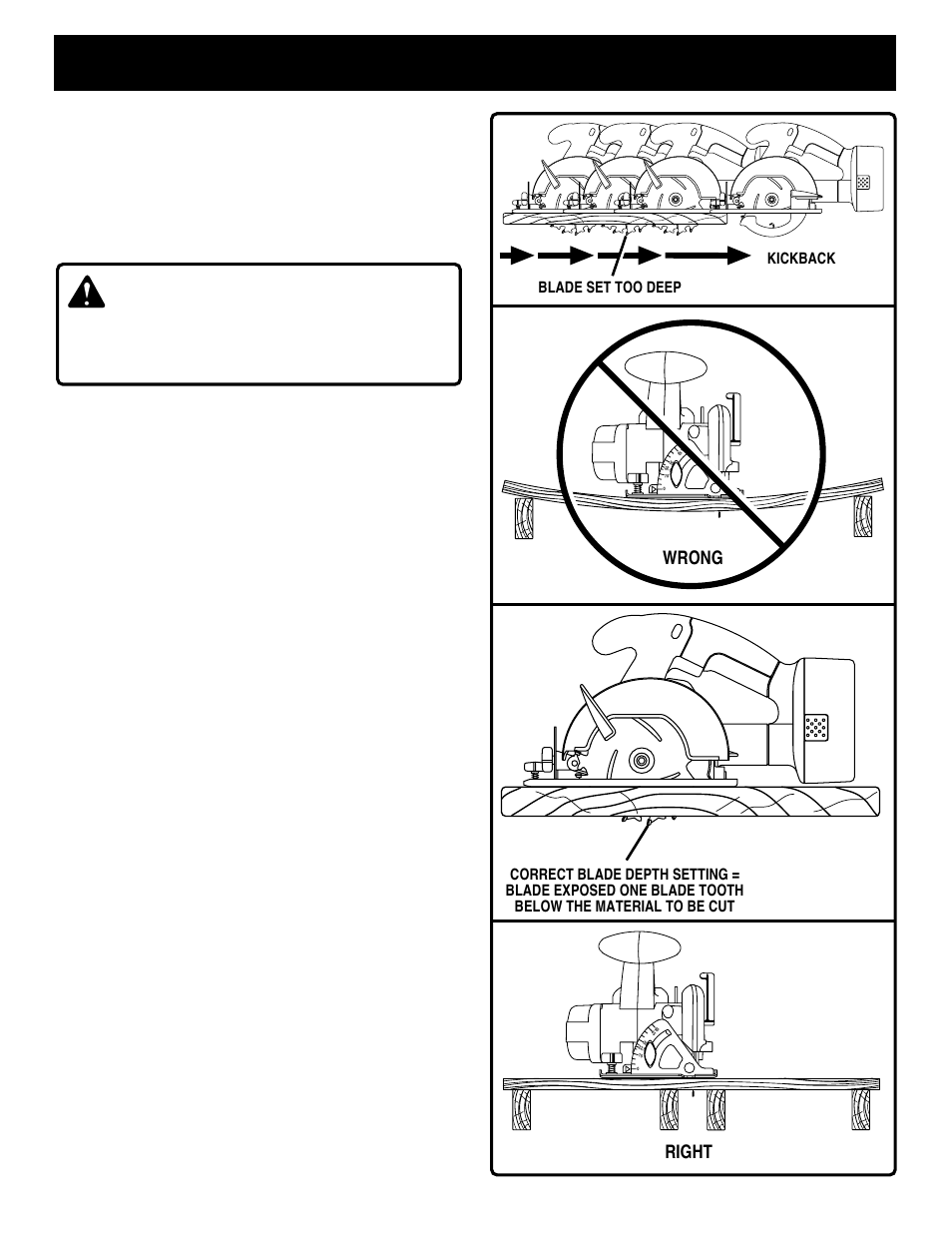 Operation, Danger, Right | Wrong | Ryobi R10631 User Manual | Page 12 / 22