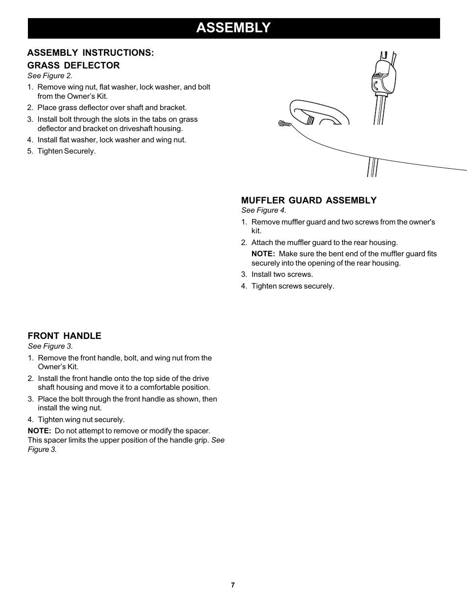Assembly | Ryobi PLT3043A User Manual | Page 7 / 18
