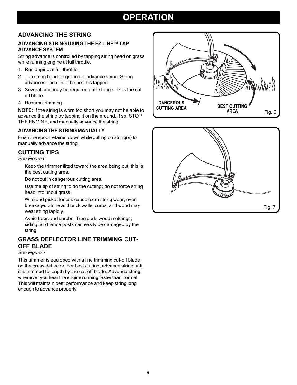 Operation | Ryobi PLT3043A User Manual | Page 9 / 18