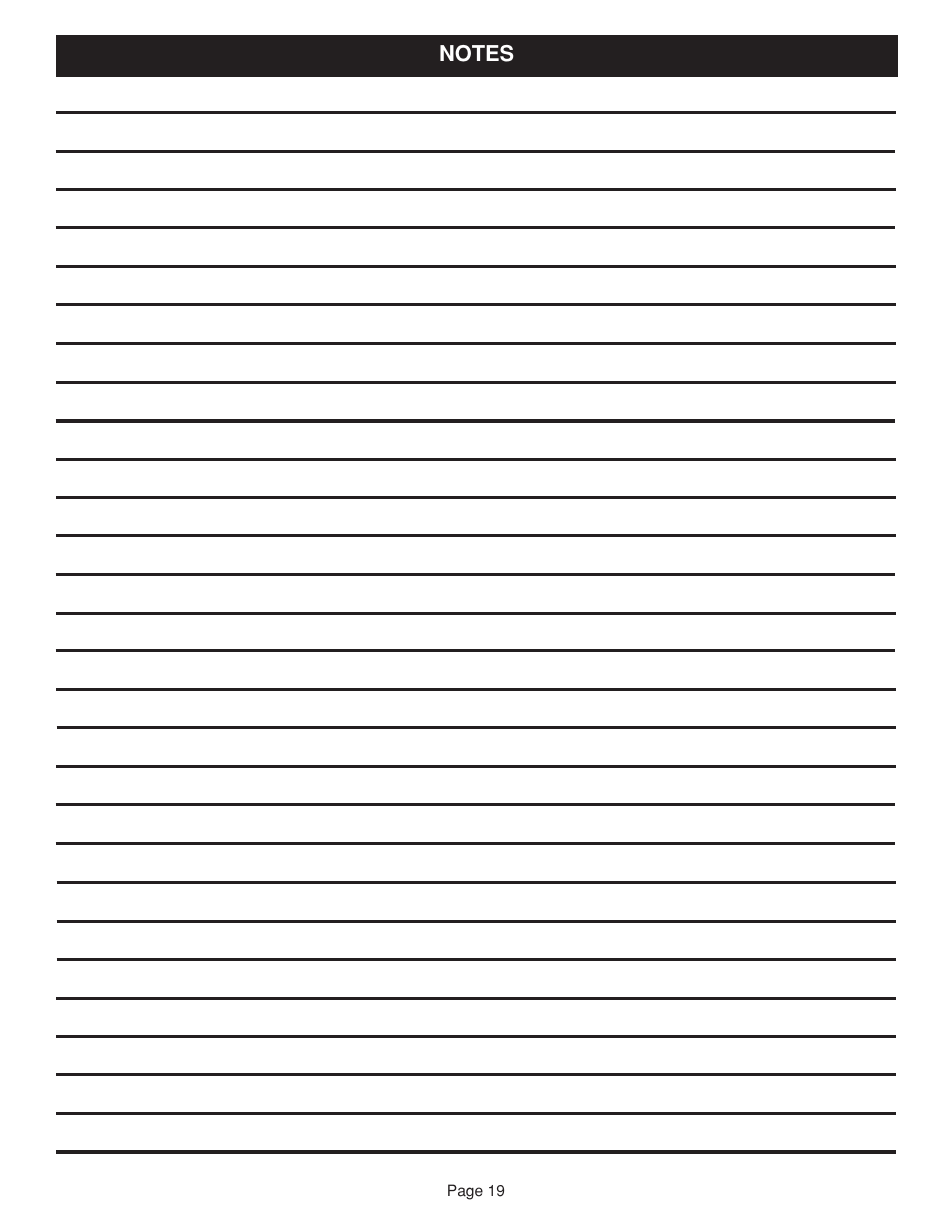 Ryobi R10632 User Manual | Page 19 / 20