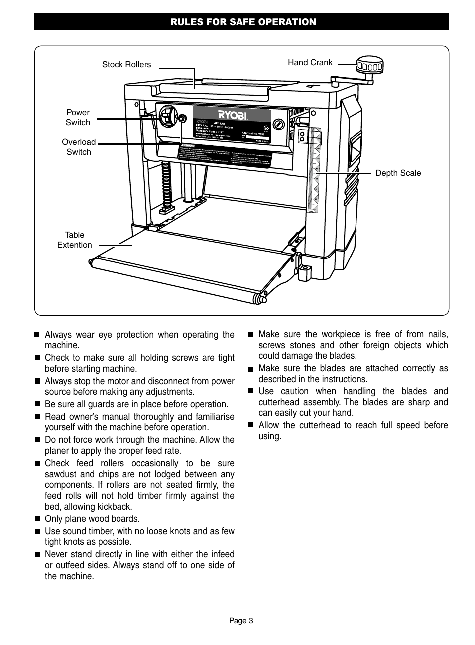 Ryobi AP13AK User Manual | Page 4 / 14