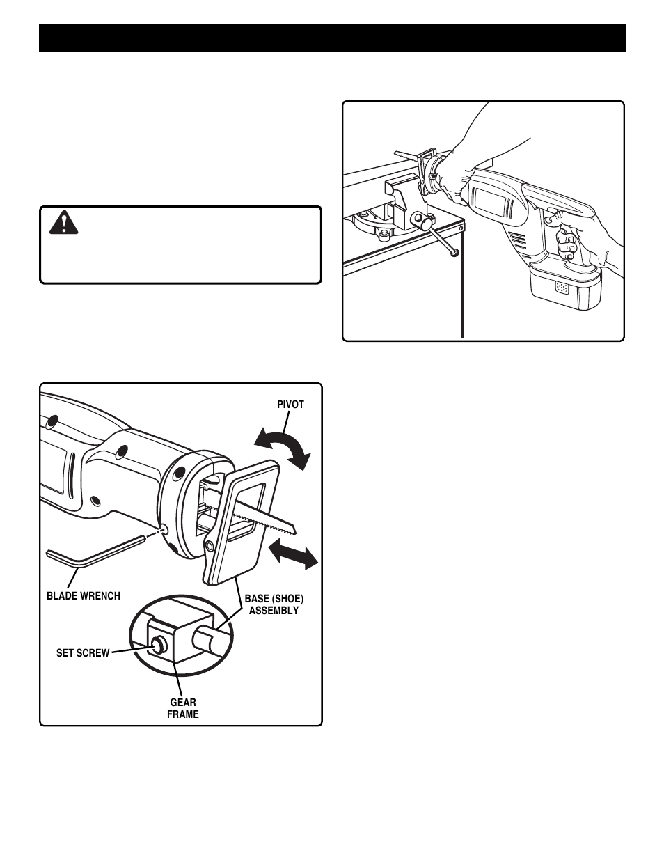 Warning, Operation | Ryobi RJC180 User Manual | Page 10 / 14